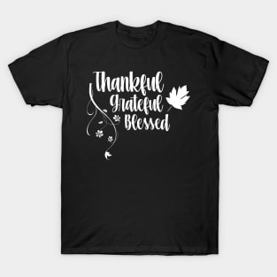 thankful greatful blessed T-Shirt